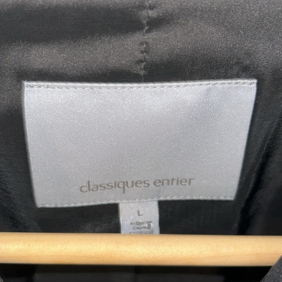 Classiques Entier Black & White Button Up Blazer Suit Jacket Tweed & Stripes - Picture 3 of 7